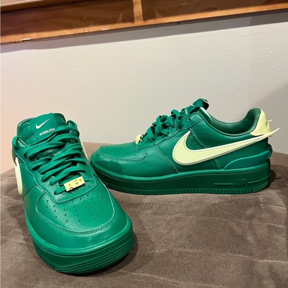 NIKE X AMBUSH COLLAB Nike Air Force 1 Low x Ambush PINE GREEN Size 7.5M NEW - Picture 7 of 7